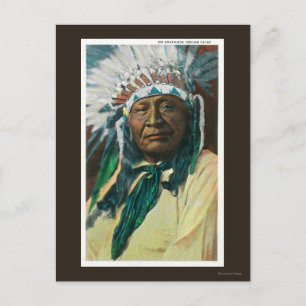 An Arapahoe Indian Chief PortraitColorado Postcard