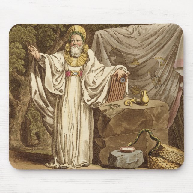 An Arch Druid in his Judicial Habit, engraved by R Mouse Pad (Front)