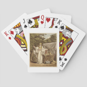 An Arch Druid in his Judicial Habit, engraved by R Playing Cards