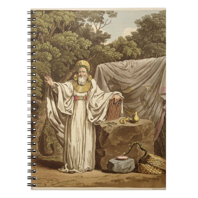 An Arch Druid in his Judicial Habit, engraved by R Spiral Notebook (Front)