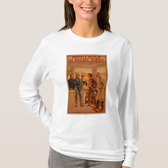 An Arizona CowboyWestern Play Poster T-Shirt (Front)