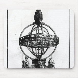 An Armillary Sphere of the Copernican System Mouse Pad