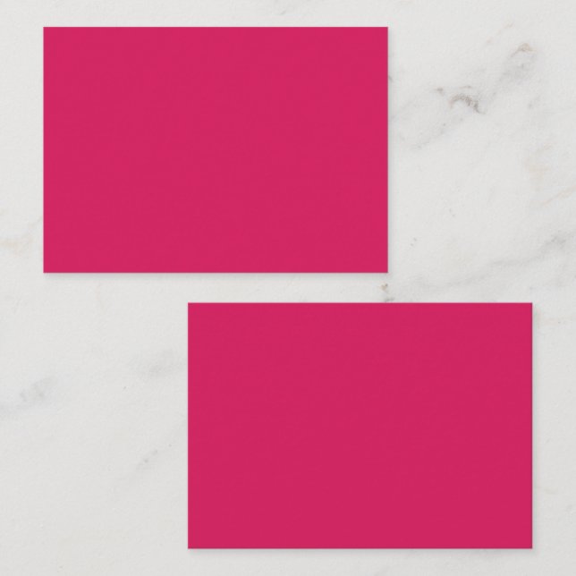 An array of red and pink flowers with lush green l appointment card (Front/Back)
