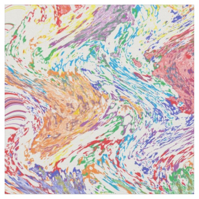 An Artist’s Palette Fabric (Close Up)