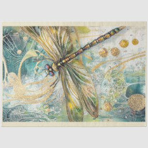 An Artistic Dragonfly Series Design #10 Tissue Paper