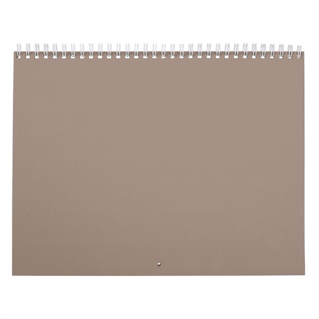 An artistic portrayal of brown colour, showcasing  calendar (Cover)
