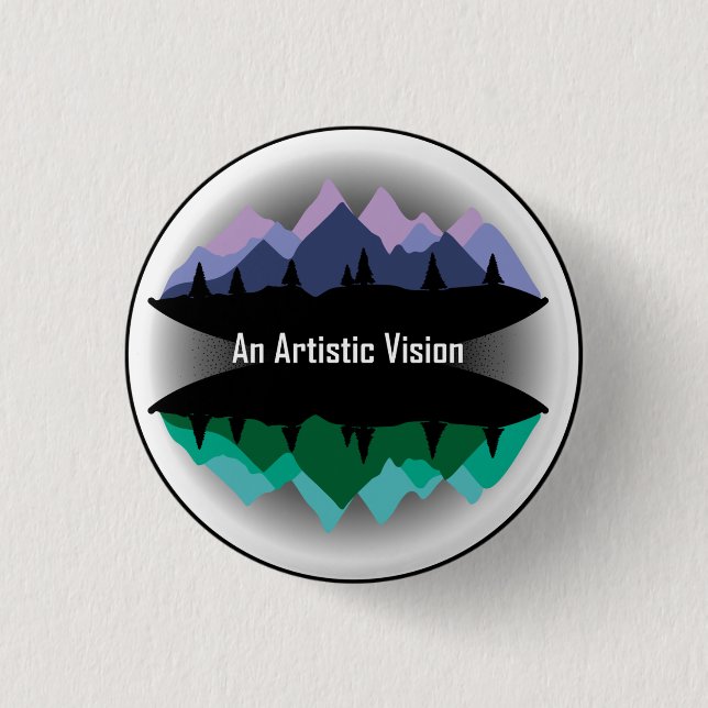 "An Artistic Vision" Logo Button (Front)