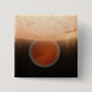 An artisti's concept 15 cm square badge