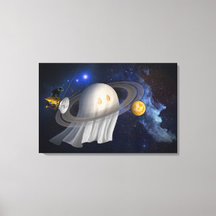 An artist's Halloween illustration Canvas Print