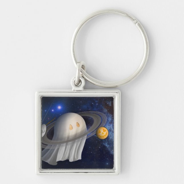 An artist's Halloween illustration Key Ring (Front)