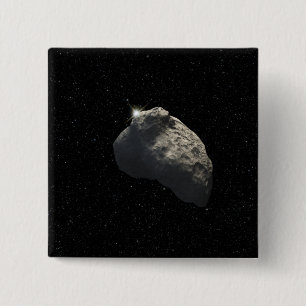 An artist's impression 15 cm square badge