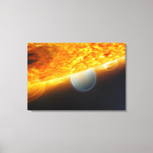 An artist's impression canvas print