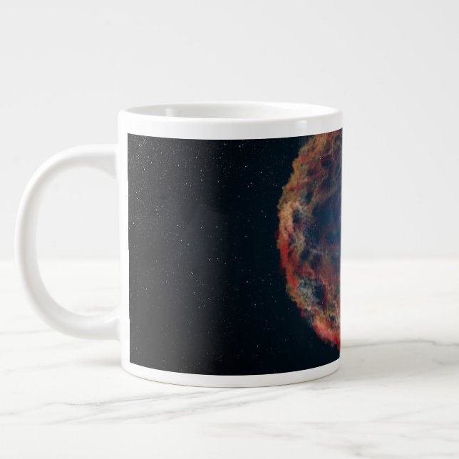 An Artist's Impression Of Supernova 1993j. Large Coffee Mug (Left)