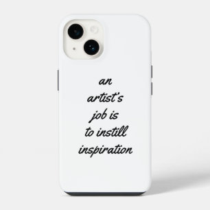 An Artist's Job iPhone Case