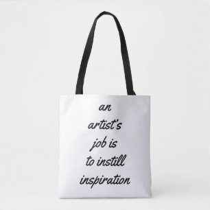 An Artist's Job Shoulder Tote Bag