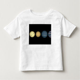An artist's rendition comparing brown dwarfs 2 toddler T-Shirt