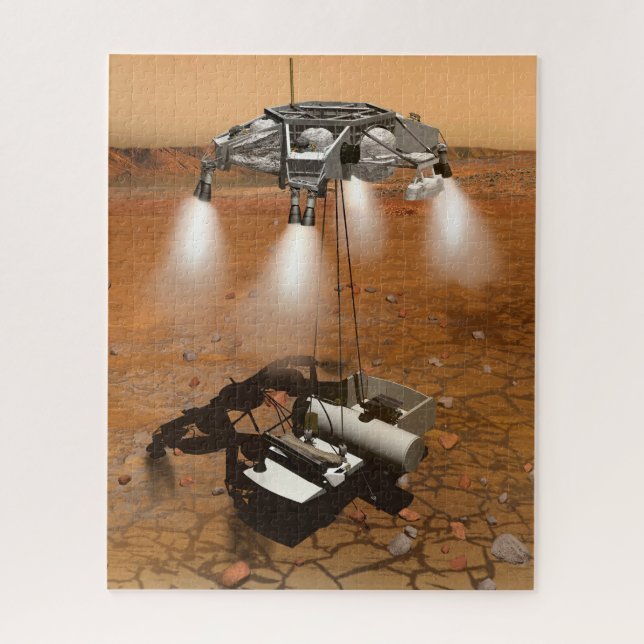 An Ascent Vehicle Leaving Mars. Jigsaw Puzzle (Vertical)