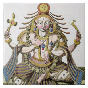 An aspect of Shiva, from 'Voyage aux Indes et a la Tile