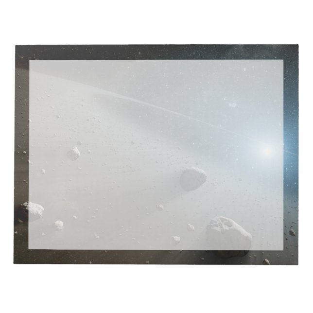 An Asteroid Belt Around The Bright Star Vega. Notepad (Front)