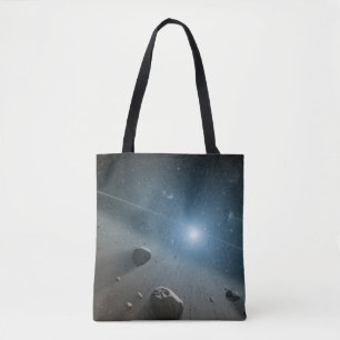 An Asteroid Belt Around The Bright Star Vega. Tote Bag