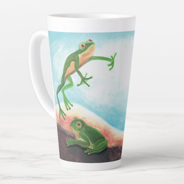  An astonishing life cycle of a frog   Latte Mug (Left Angle)