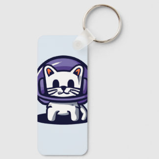 An Astronaut Cute Cat Key Ring