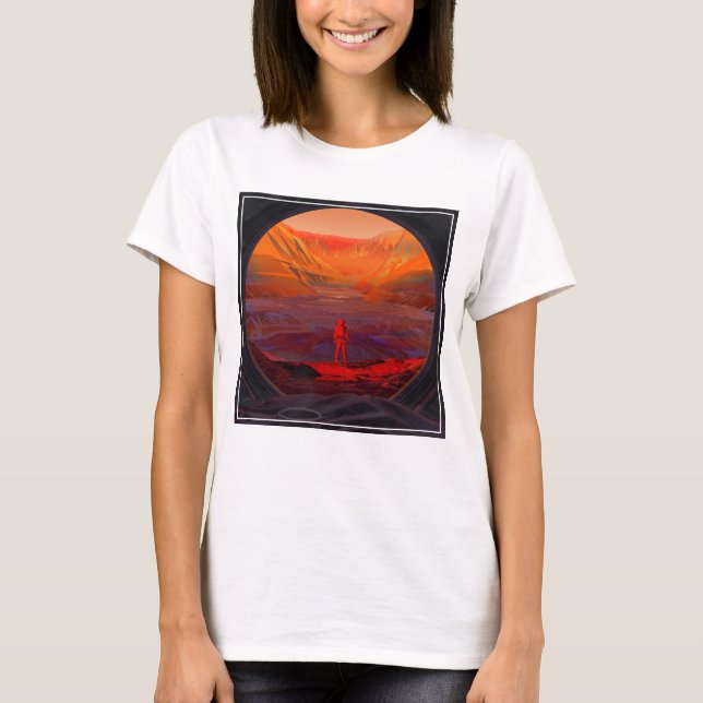 An Astronaut On Mars T-Shirt (Front)