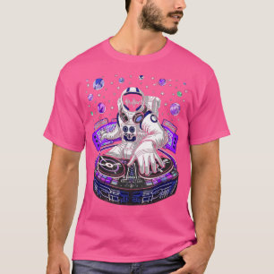 An astronaut Space man moon earth March stars sky T-Shirt