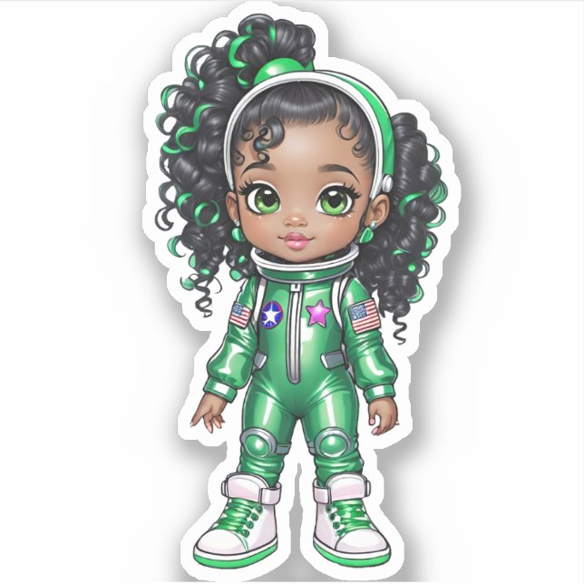 An Astronaut Team Member - Green (Front)