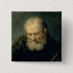 An Astronomer 15 Cm Square Badge