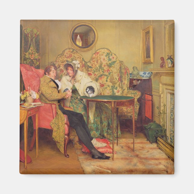 An Attentive Visitor Magnet (Front)