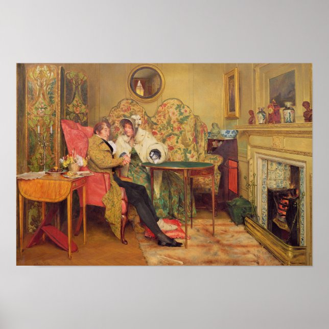 An Attentive Visitor Poster (Front)