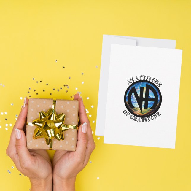 An Attitude of Gratitude - NA Narcotics Anonymous Holiday Card (Creator Uploaded)