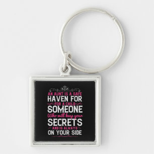 An Aunt Is A Safe Haven For A Child-01.Png Key Ring