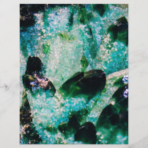 An Aura of Emeralds Custom Letterhead
