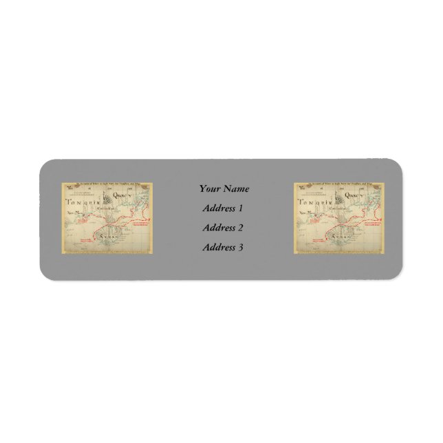 An Authentic 1690 Pirate Map (with embellishments) (Front)