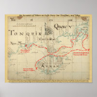An Authentic 1690 Pirate Map (with embellishments)