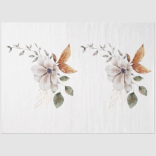 An Autumn Animal and Floral Series Design 28 Tissue Paper