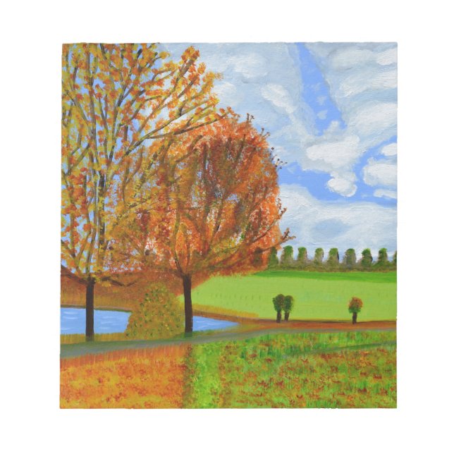 An Autumn Walk Notepad (Front)
