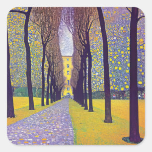 An Avenue in Autumn Park Sticker