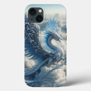 An Awesome  Dragon Surrounded by Clouds  iPhone 13 Case