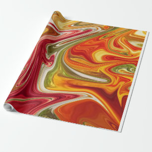 An awesome liquified image wrapping paper