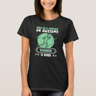 An Awesome Runner Jogger Birthday Runner T-Shirt
