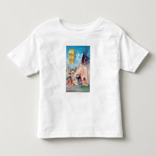 An Crow Indian Tepee, Maizena Product Ad Toddler T-Shirt