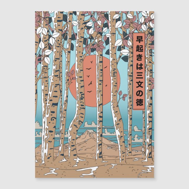 An early riser gains three measures of luck (Front)