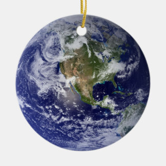 An Earth Image Christmas Ceramic Tree Decoration