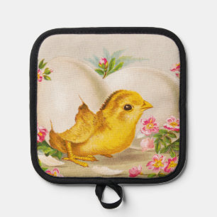 "An Easter Offering" Vintage VIctorian Card, 1884 Pot Holder