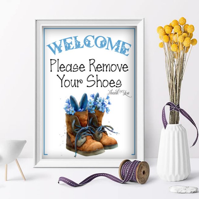An Easter Please Remove Shoes Sign (Creator Uploaded)