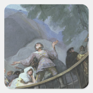 An Ecstatic Witness Square Sticker