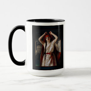 An Egyptian Girl Preparing For The Bath Mug